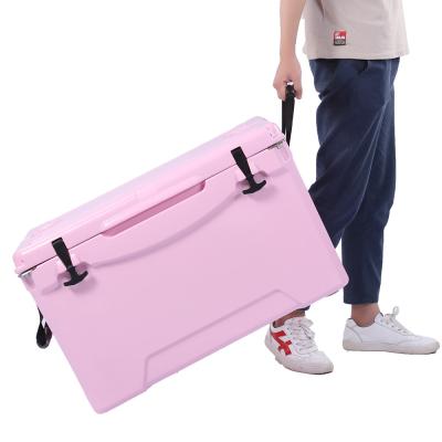 China Rotomolding 75QT portable rotomolding medical cooler box vaccine bag with wheels for sale