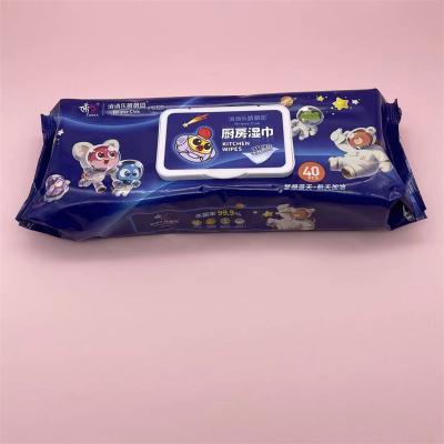 China Sustainable Household Wipes Household Cleaning Damp Wipes Kitchen Cloth Quick And Easy Clean for sale