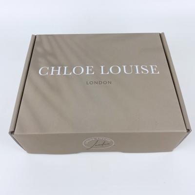 China Recycled Logo Printed Folding Materials E Flute Custom Kraft Paper Mailer Corrugated Flat Paper Box for sale