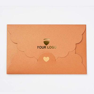 China Materials that respect the environment. Beautiful Yellow Custom Non-toxic Logo Printed Packaging Envelopes With Recoration for sale