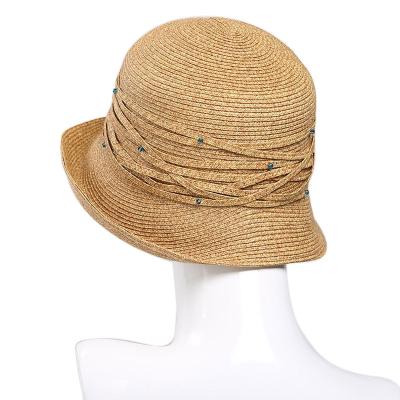 China Spring And Summer Style Casual Korean Seaside Vacation Beach Fashion Bow Fisherman Hat for sale