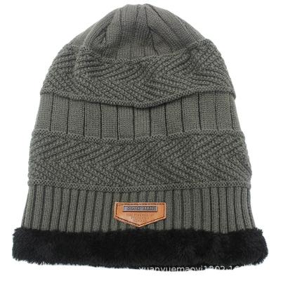 China Male hot sale autumn and winter men's and women's warm hat wool thickened hat knitting men's earmuffs sweater cold-proof hat for sale