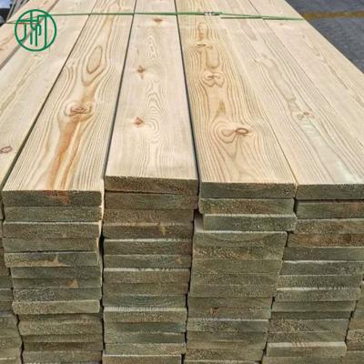 China Wholesale Modern Solid Wood Wooden Plank China Home Improvement Building Materials Yard Outdoor Preservative Long Wood Strip for sale