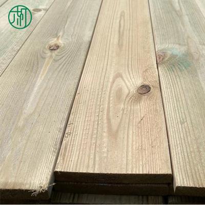 China Modern Outdoor Anticorrosion Wood Strips Solid Wood Flower Stand Up Keel Wood Square Yard Long Plate for sale