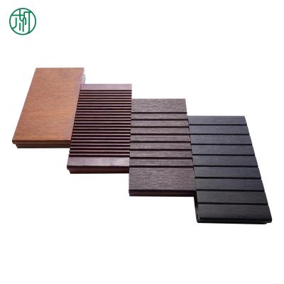 China Modern Strand Woven Bamboo Flooring JIN Waterproof Technics Horizontal Forest Natural Solid Color Outdoor Carbonized Joint Design for sale