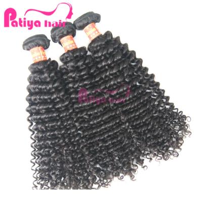 China Guangzhou Patiya Brazilian Curly Deep Curly Human Hair Extension MOQ 1 Bundle 100g Brazilian Curly Human Hair for sale