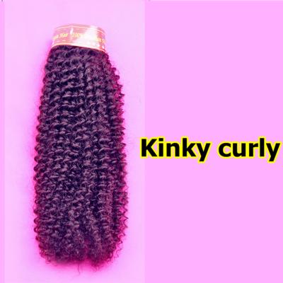 China Kinky Curly Patiya Hair Company , Kinky Curly Real Virgin Brazilian Hair Extension for sale