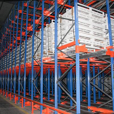 China Corrosion Protection Warehouse Cold Storage Automation Racking System Pallet fifo Radio Shuttle Rack for sale