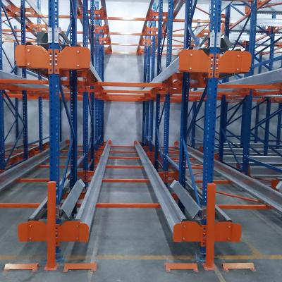 China Corrosion Protection Warehouse High Quality Pallet Shuttle Racking System Automatic Radio Rack for sale