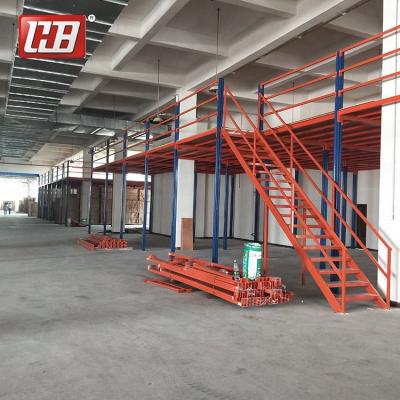 China Corrosion Protection Design Multi Level Freestanding Warehouse Mezzanine Storage Rack Industrial Steel Mezzanine Floorl for sale