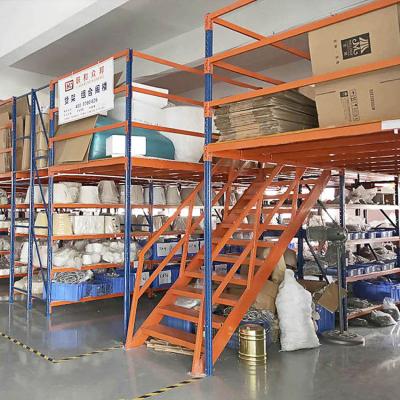 China Corrosion Protection Mezzanine Floor Combination Custom Warehouse Stainless Steel Removable Heavy Duty Rack for sale