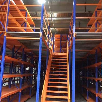 China Multilevel Rack Combination Mezzanine Steel Structure Deck Combined Detachable Attic And Corrosion Protection Deck for sale