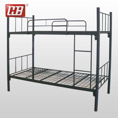 China Corrosion Protection Cheap Price Adult Strong Metal Frame Student Metal Bunk Bed For Sale for sale