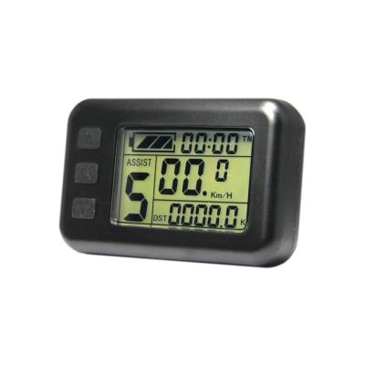 China Smart Electric Bike LCD Display 24v36v/48v LCD Display LCD Show E Bike KT LCD1 LCD1 for sale