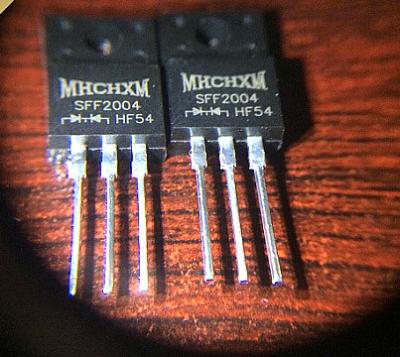 China NPN PNP Transistors SFF2004 TO-220AB MHCHXM New and Original in stock for sale