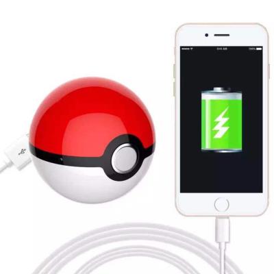 China Fairy Ball Power bank POKE MOM  USB Pokemon Go LED Power Bank Poke Ball Externe Batterie DE Händler for sale