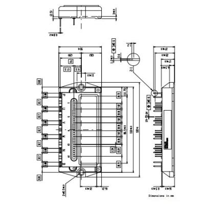 China IGBT Power Module 7MBP50TEA060-50 Econo IPM series IGBT-IPM  FUJITSU IGBT Power Module for sale