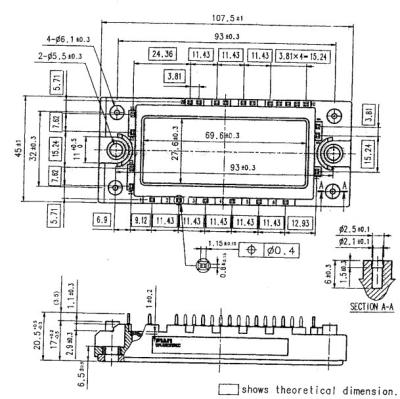 China IGBT Power Module 7MBR20SA060D-01 IGBT Module  FUJITSU IGBT Power Module for sale