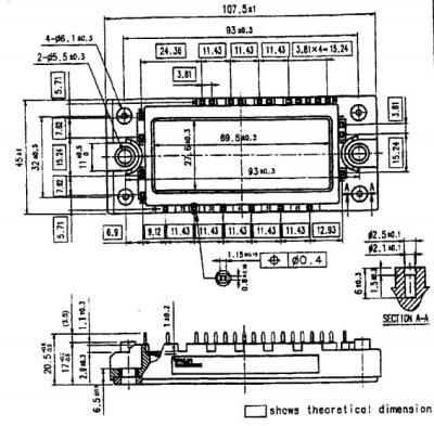 China IGBT Power Module 7MBR20SG060 Power Integrated Module  FUJITSU IGBT Power Module for sale