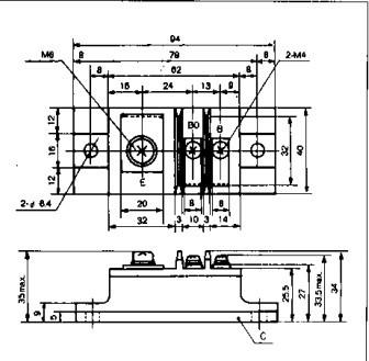 China IGBT Power Module ETN36-030 Building block transistors  FUJITSU IGBT Power Module for sale