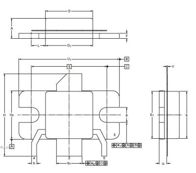 China Integrated Circuit ChipW-CDMA 2110 MHz to 2170 MHz fully integrated Doherty transistor  BLD6G22LS-50  SOP for sale