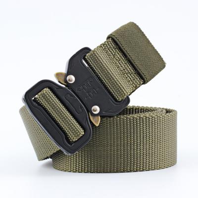 China Nylon Men's Quick Release Adjustable Tactical Nylon Belt for sale