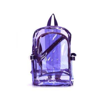 China Waterproof Cheap Pvc Bag Plastic Clear Backpacks for sale