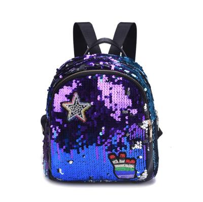 China None Shapes Flip Reversible Sequins Dazzling Backpack for sale