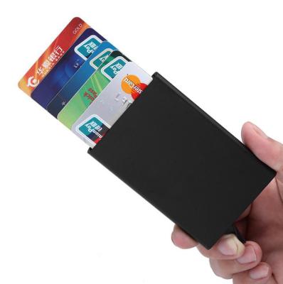 China Aluminum Automatic Business Card Holder for sale