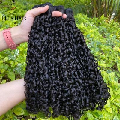 China Luxury 12A Pissy Double Curl Drawn Pissy Hair Curls Natural Color Good Quality Hot Selling Dispenser Hair for sale