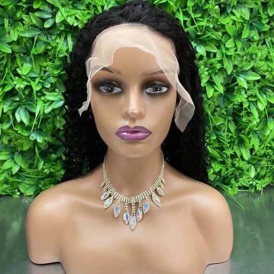 China Jerry Curl jeery curly wig 150 density lace frontal hair wigs for black women wholesale brazilian virgin hair for sale