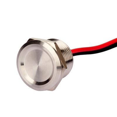 China High Quality Universal Stainless Steel IP68 Vandal 16mm Anti Momentary Piezo Switch for sale