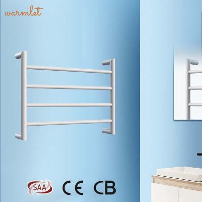 China Heater Bathroom Accessories Stainless Steel Gold Towel Rail Hanger Wall Mounted Heated Electric Towel Warmer Racks for sale