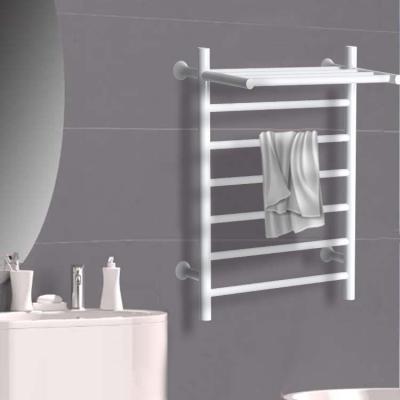 China Heater High Quality Electric Towel Rack With Shelf Heated Wall Mounted Electric Towel Dryer Towel Heater for sale