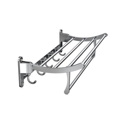 China Modern Hot Sale Stainless Steel Wall Mounting Stainless Steel Hotel Bathroom Product Hanger Towel Rack for sale