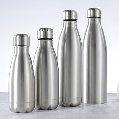 China 500ml Vacuum Flasks Sustainable Cola Shape Fitness Sports Bottle Stainless Steel Water Bottle With Custom Logo for sale