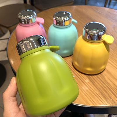 China PORTABLE Vacuum Insulated Pumpkin Shapes Flask 250ml Kids Stainless Steel Therm Water Bottle Pumpkin Shapes Flask 250ml for sale