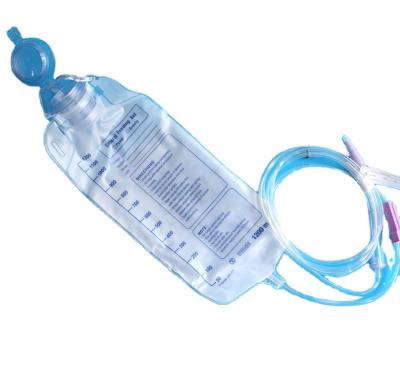 China New Type Disposable 500ml 1000ml 1200ml Enteric Feeding Bag Set For Single Use for sale