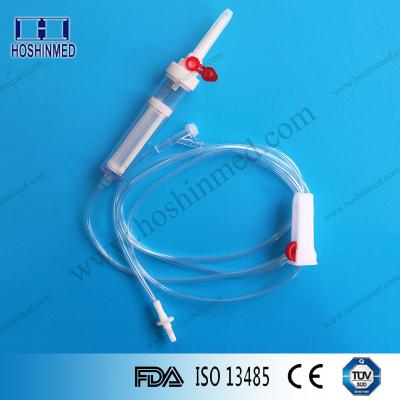 China PVC tube latex, latex free and Y injection site blood transfusion set for sale