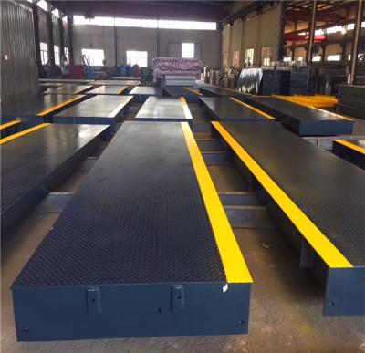 China kingtype SCS-80 3*16m steel 80t weighbridge for weighing truck scale for sale