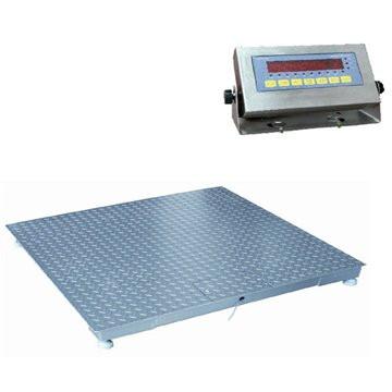 China Kingtype 2t Digital Carbon Steel Plate Weighing Floor / Platform Scale for sale