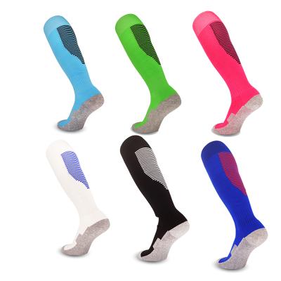 China Breathable Wholesale Sport Training Socks Football Boots Long Football Socks In Stock for sale