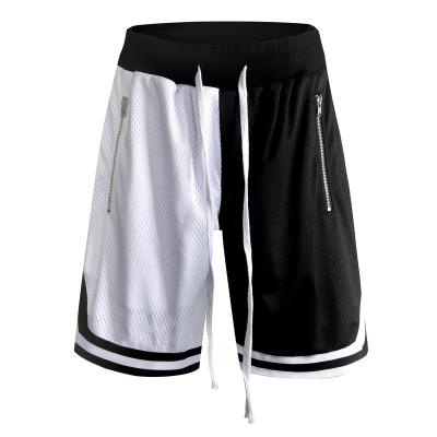 China Fashion Contrast Color QUICK DRY Sports Shorts Basketball Mesh Abbreviations Man for sale