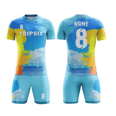 China Wholesale Custom Soccer Jersey Sweat Absorption Moisture Absorption For Mens Soccer Shirt Suit Tank Top Football Wear for sale