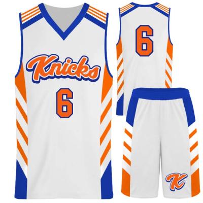 China Antibacterial Custom Design Mesh Basketball Clothes Training Jersey Basketball Uniforms for sale