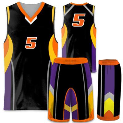 China Newly Sublimated Quality Antibacterial Basketball Tank Top Uniform Logo Customize Basketball Tank Top for sale