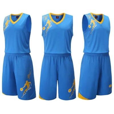 China Wholesale Youth Basketball Jersey Custom Made Men's Tracksuit Mesh Blank Mesh Antibacterial for sale