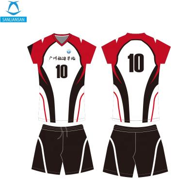 China New Design Moisture Absorption Perspiration Volleyball Shirts Custom Sublimation Volleyball Uniforms Volleyball Tank Top for sale