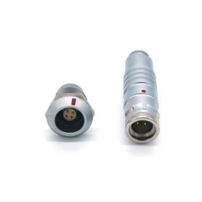 China Brass With Nickel Plated RFS Push Pull Connector 12 Pin Circular Connector With Waterproof for sale