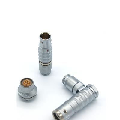 China Brass with nickel plated best selling molex connectors 3p push-pull circular connector for sale